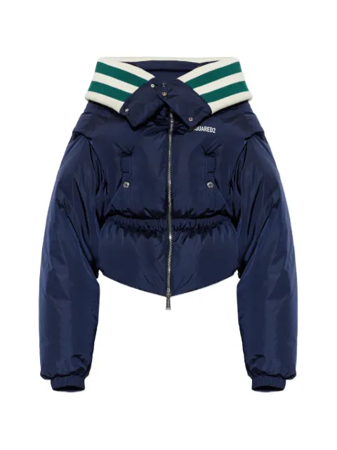 DSQUARED2 skiers dropped collar down jacket