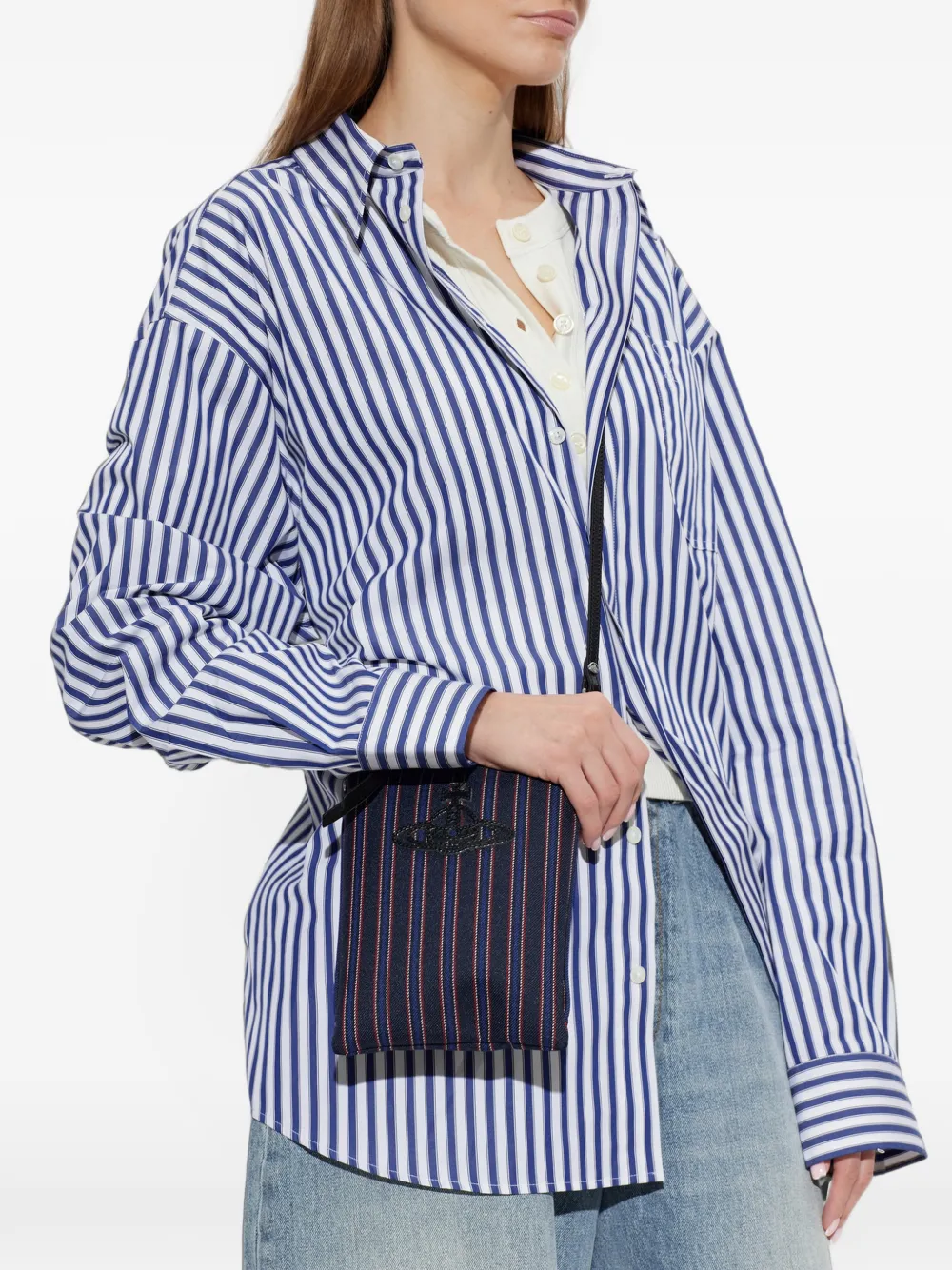 Vivienne Westwood Slim Squirecrossbody bag Blauw