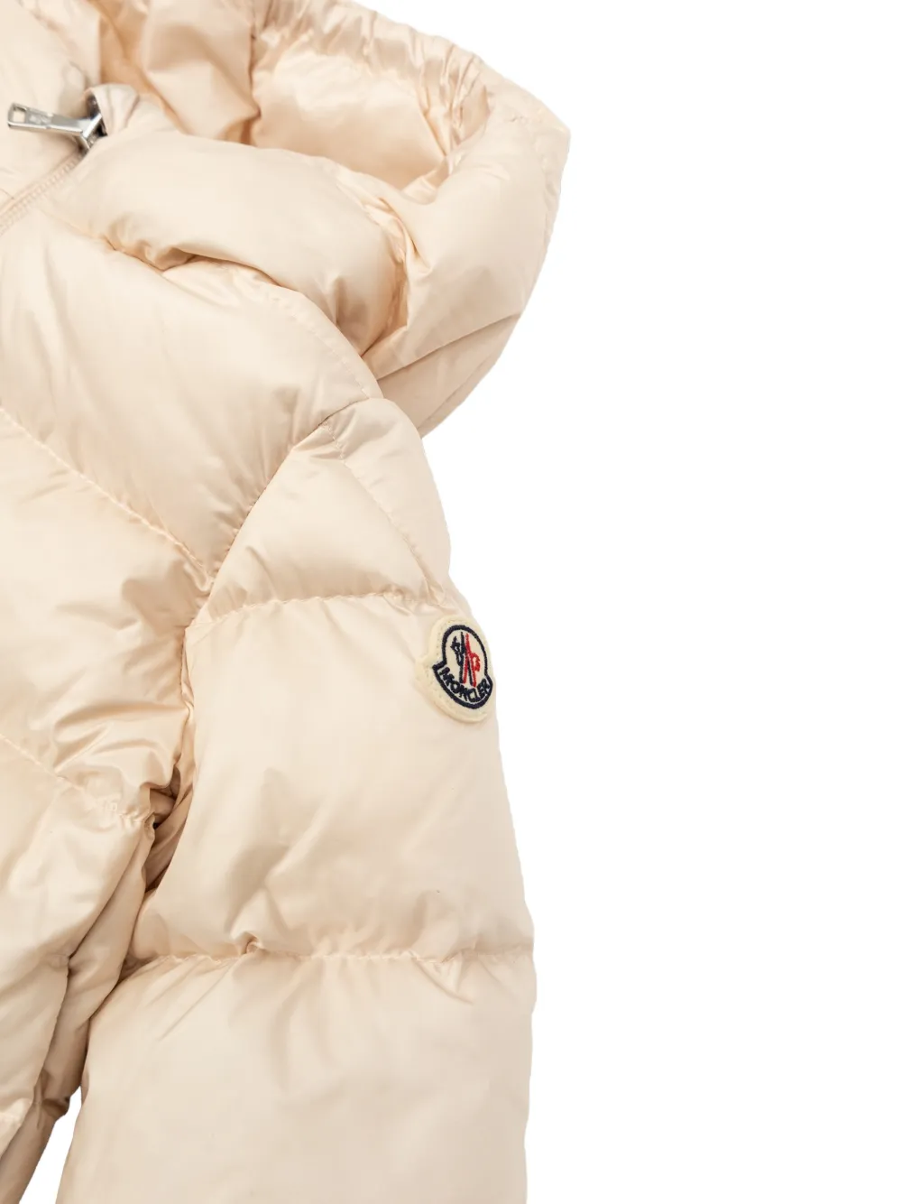 Moncler Enfant Sharon gewatteerd jack Beige