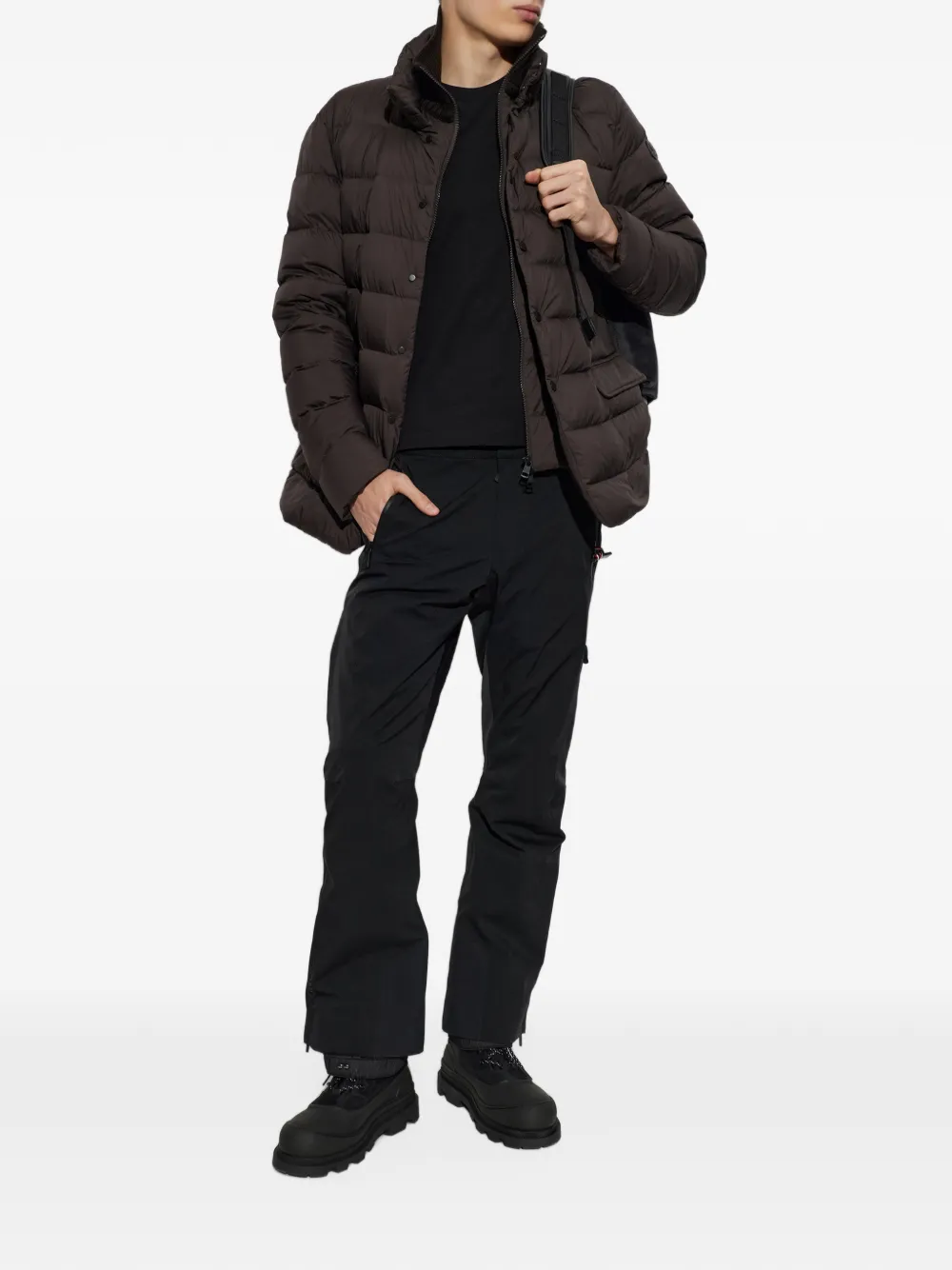 Moncler Elarune donsjack Bruin