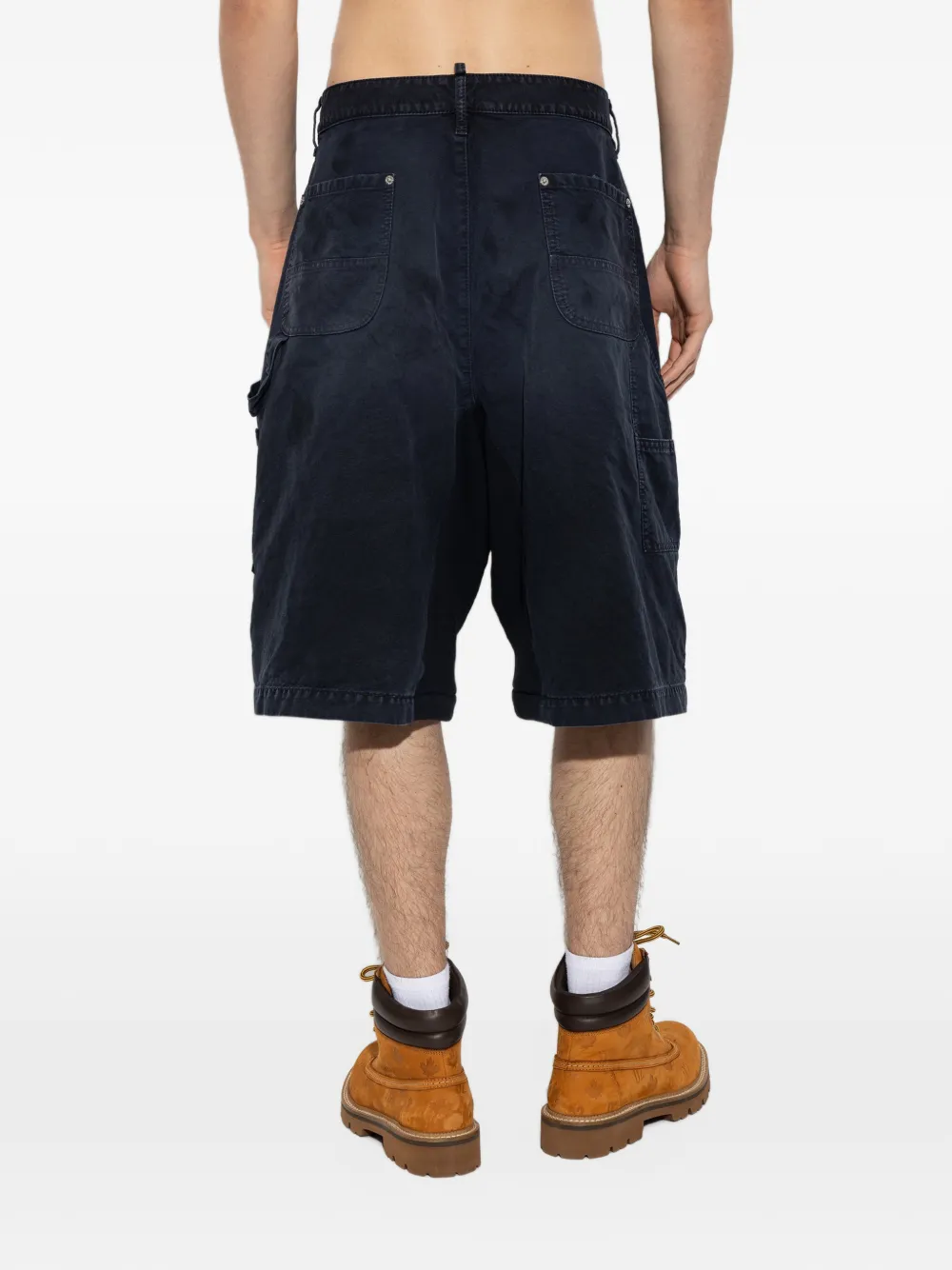 DSQUARED2 Hybrid carpenter shorts Blauw