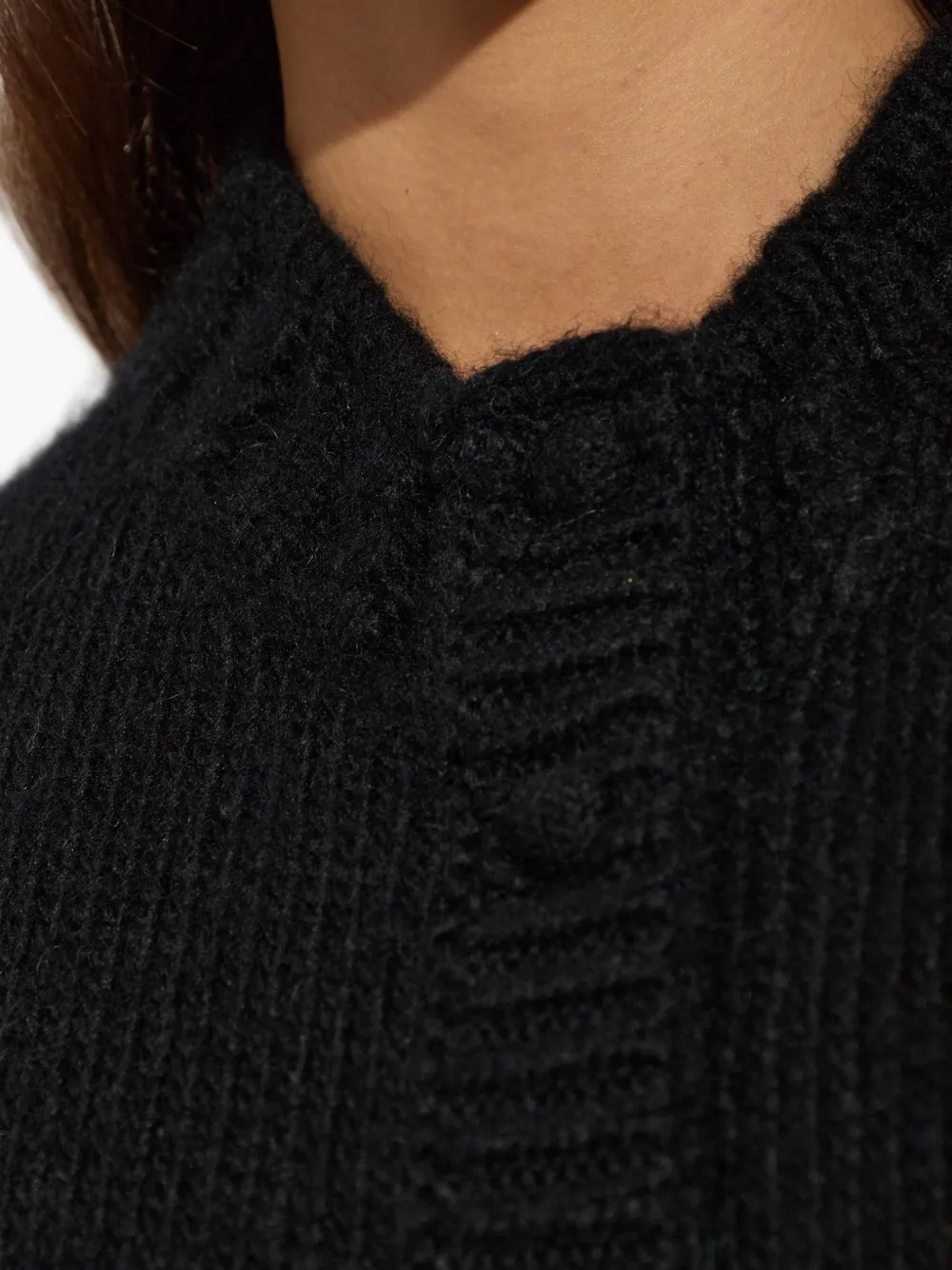 Moncler Kabelgebreid vest Zwart