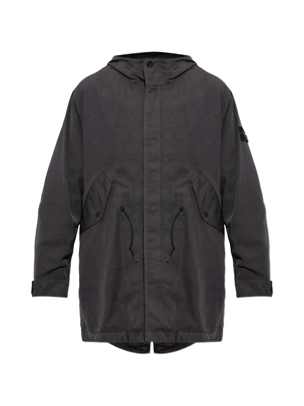 Stone Island 7100013 Dense Oxford nylon-tc parka - Grau