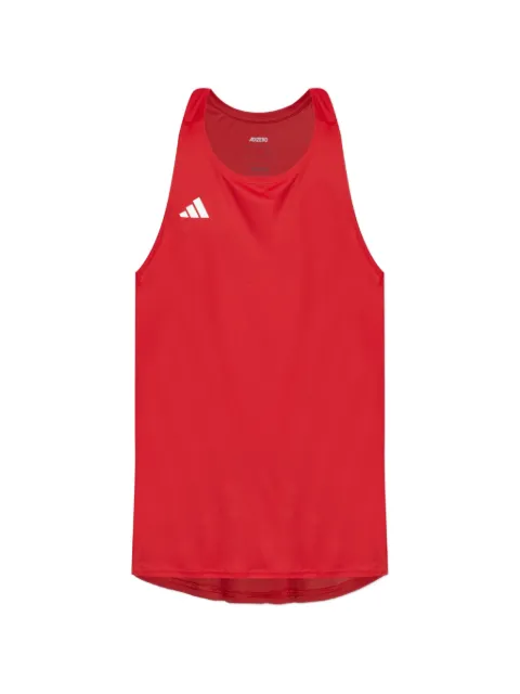 adidas Adizero logo-print tank top
