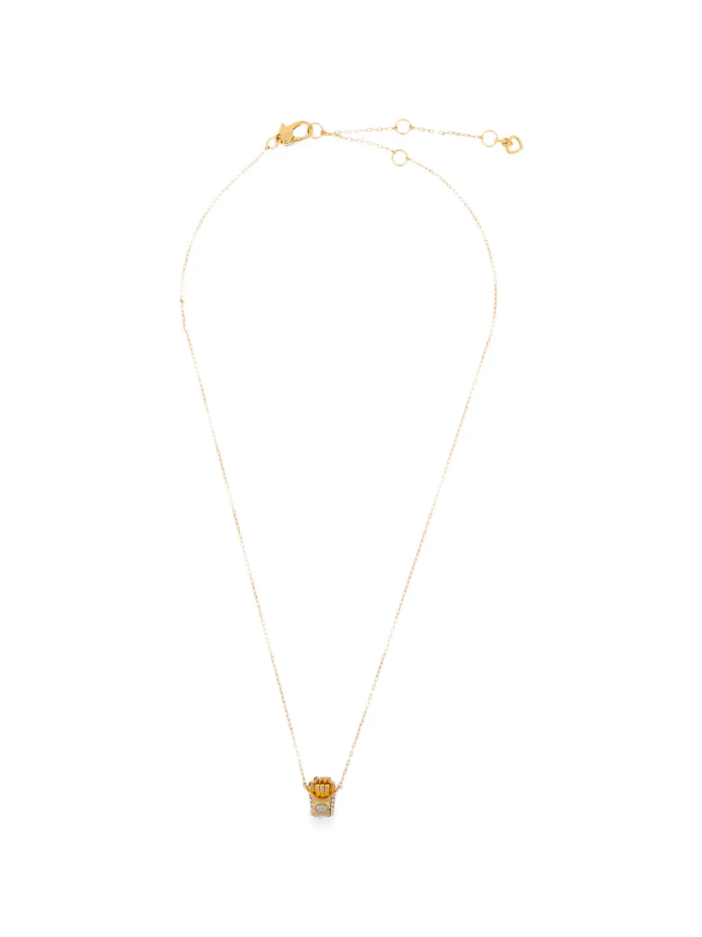 Kate Spade french-fries pendant necklace - Oro