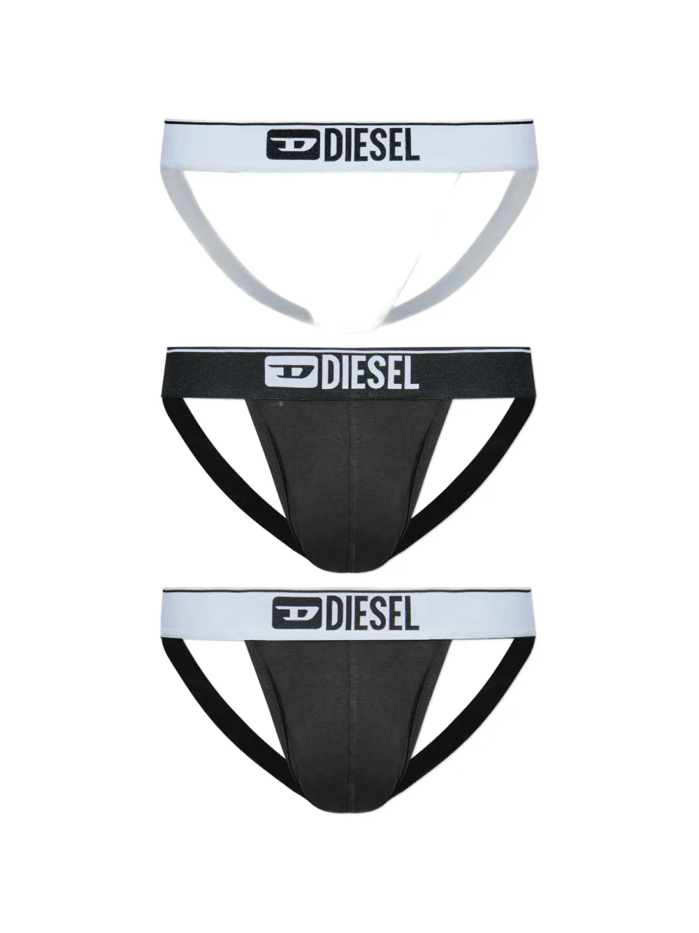 Diesel UMBR jockstraps (set of three) - Nero