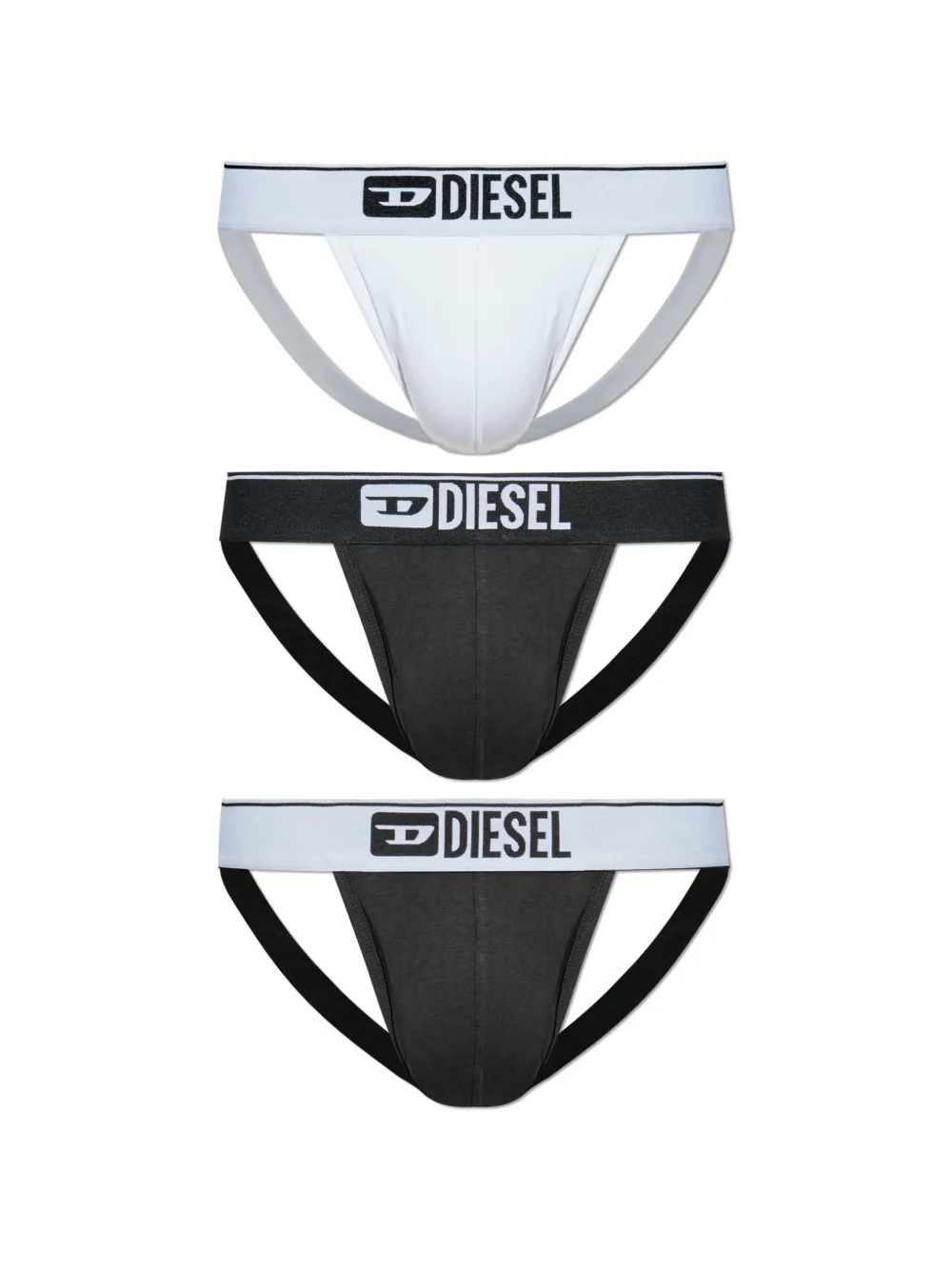 Diesel UMBR jockstraps (set of three) - Nero