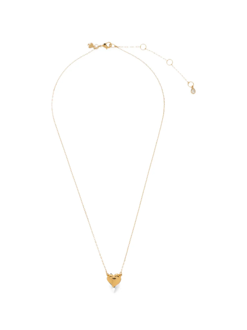Kate Spade Amour heart-shaped pendant necklace - Oro