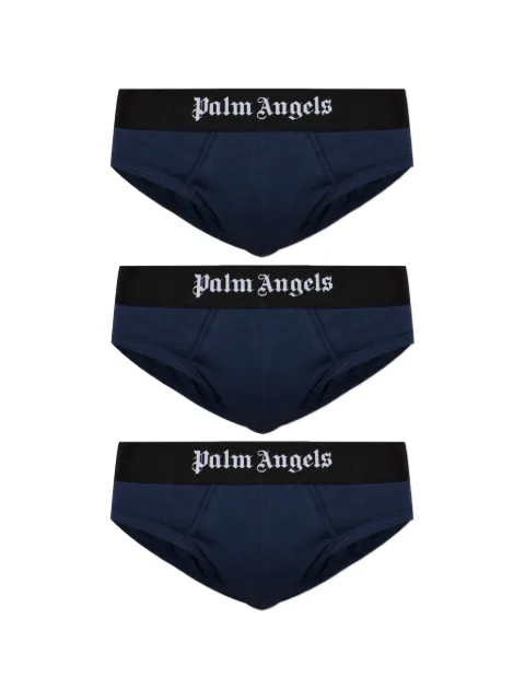 Palm Angels ropa interior con logo en la pretina (pack de 3)