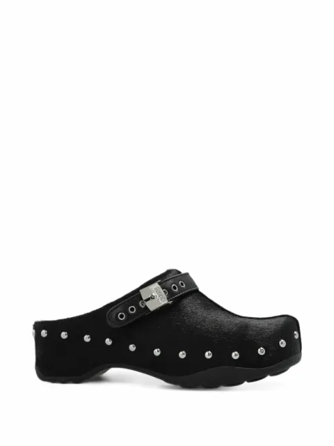 Scholl Phoebe studded leather mules