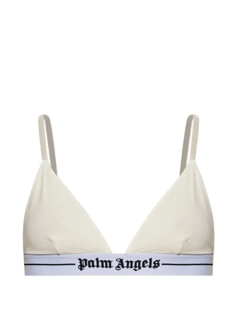 Palm Angels logo-underband triangle bra