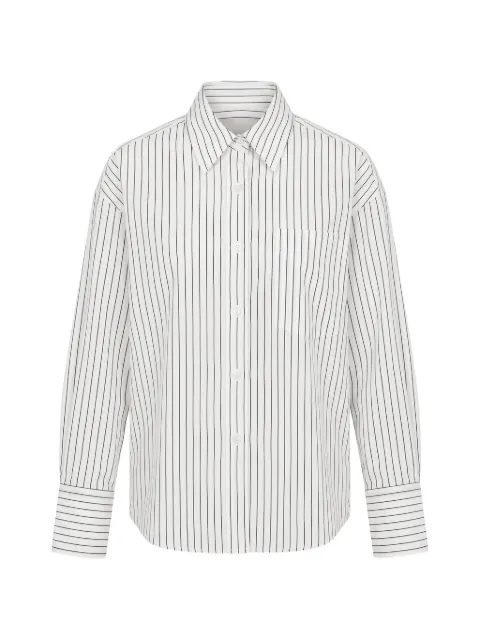 Arlo Mott Watts striped side-button shirt