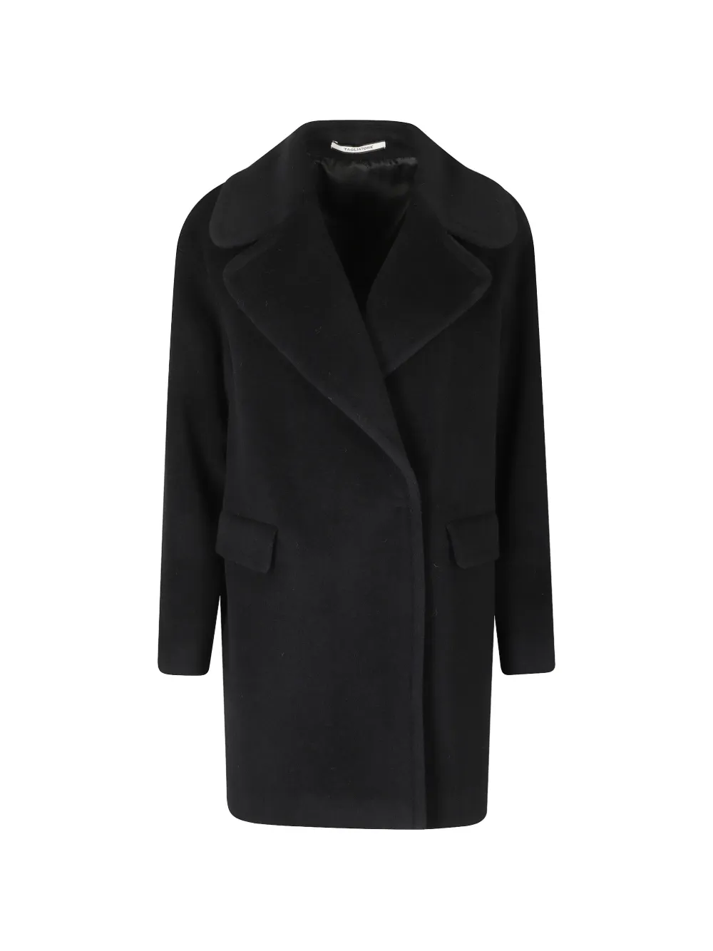 Tagliatore double-breasted wool coat - Black