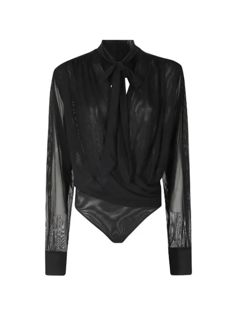Amazuìn Keila pussy-bow bodysuit
