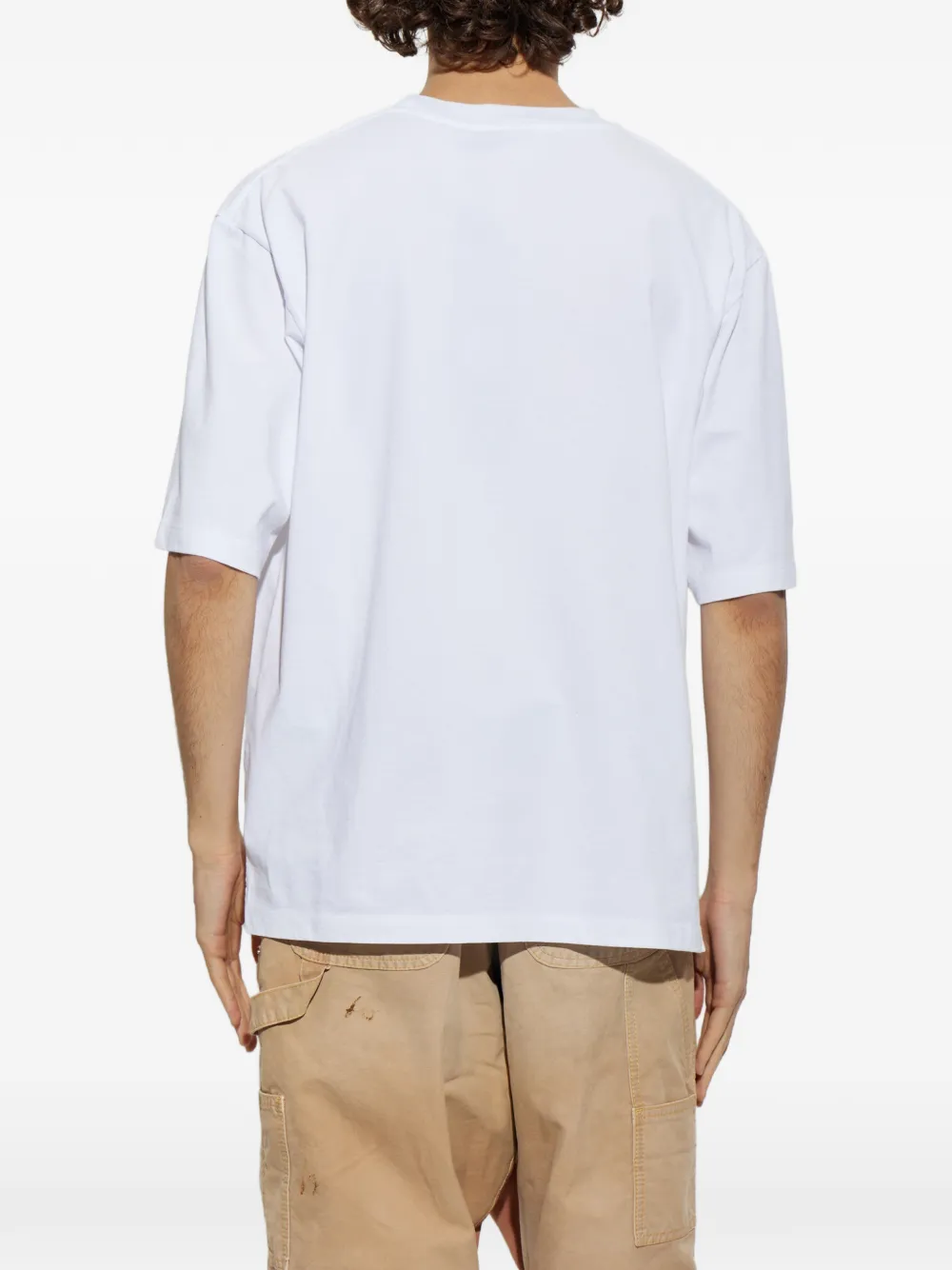 DSQUARED2 graphic-print cotton T-shirt Wit