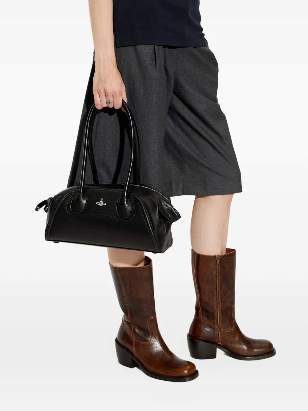 Vivienne Westwood Shirley small holdall bag Zwart