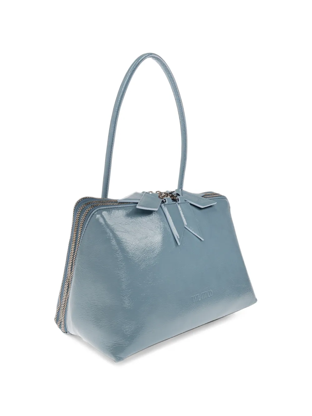 The Attico ''L'altra di Milano'' sky blue shoulder bag Blauw