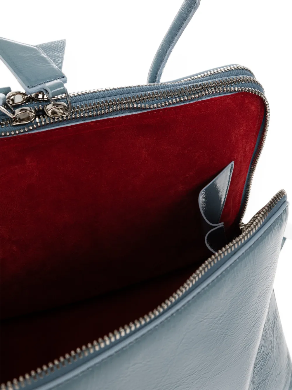 The Attico ''L'altra di Milano'' sky blue shoulder bag Blauw