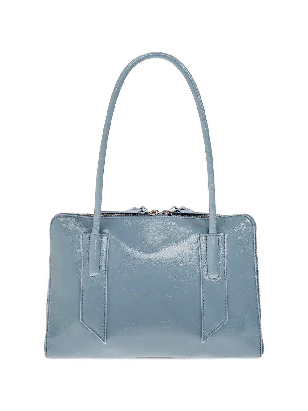 The Attico ''L'altra di Milano'' sky blue shoulder bag Blauw