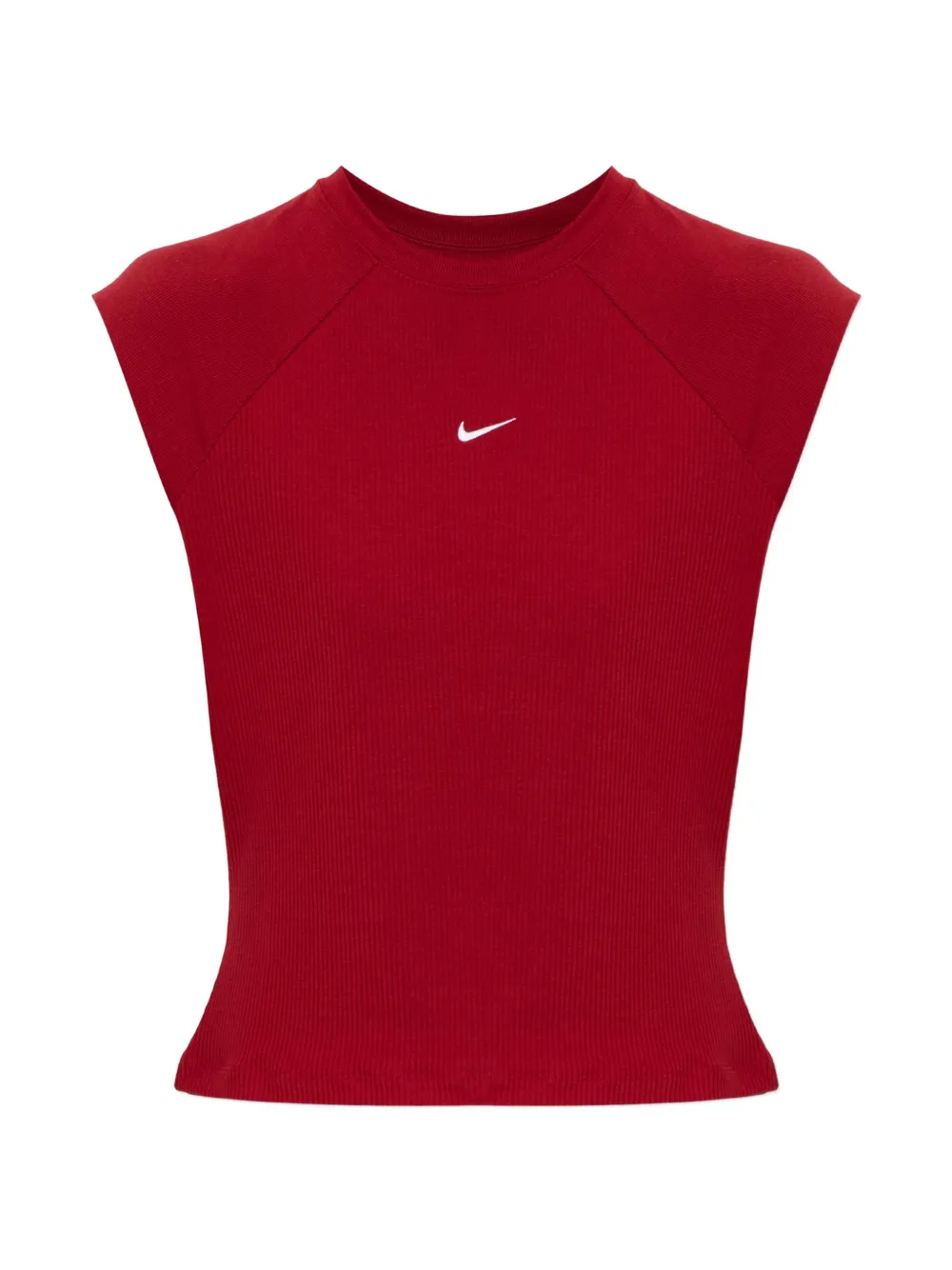 Nike Top Sportswear a coste con maniche corte - Rosso