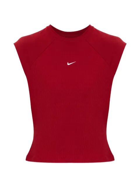 Nike Sportswear chill-knit tight short-sleeve ribbed Top