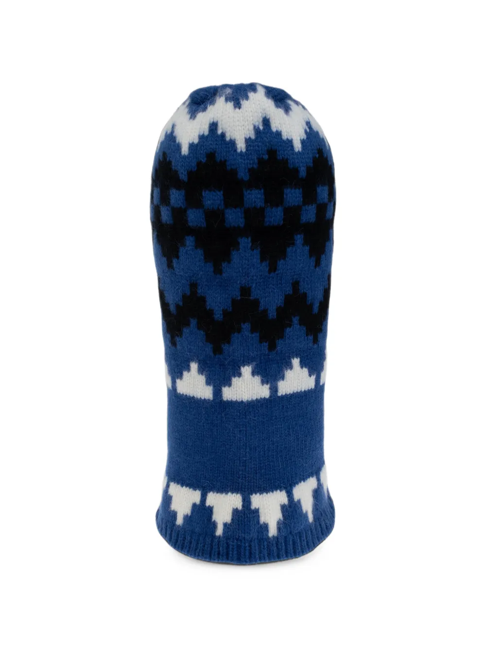 Canada Goose fair isle-knit balaclava Blauw