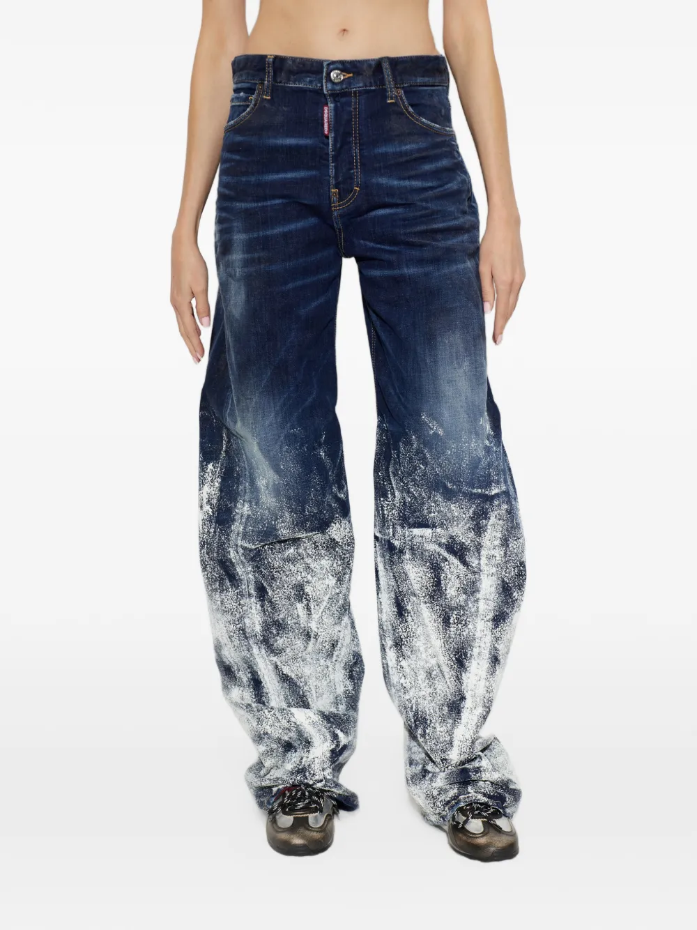 DSQUARED2 loose Twst jeans - Blau