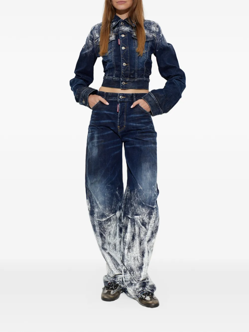 DSQUARED2 loose Twst jeans Blauw