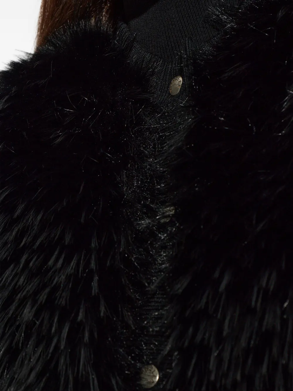 Moncler wool down vest Zwart