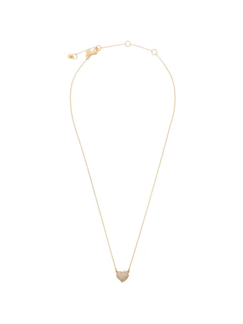 Kate Spade Amour crystal-embellished heart-pendant necklace