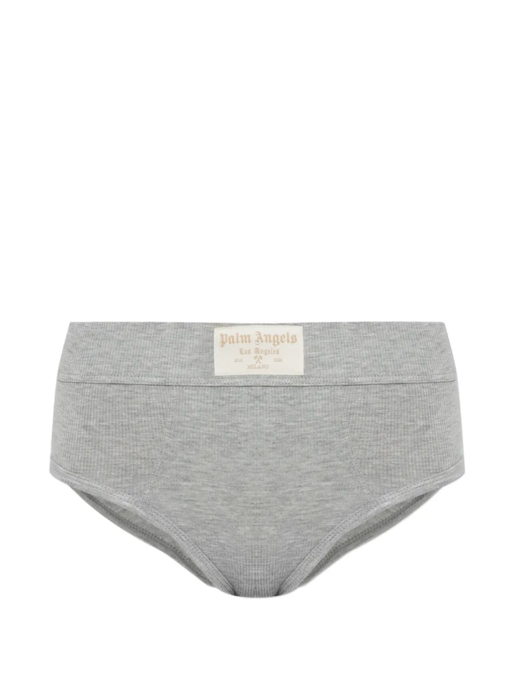 Palm Angels Slip a vita alta a coste - Grigio