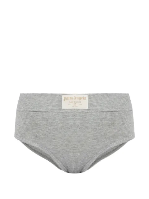 Palm Angels high-waisted ribbed briefs
