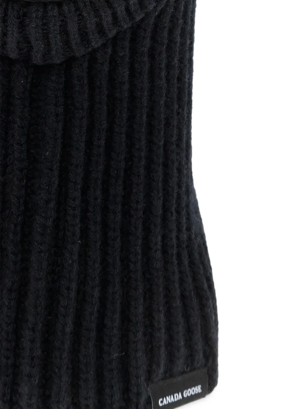 Canada Goose ribbed-knit balaclava Zwart
