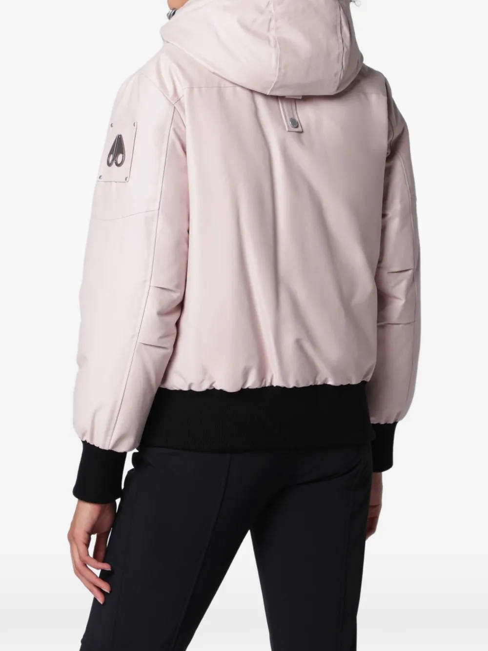 Moose Knuckles Debbie bomberjack met capuchon Roze