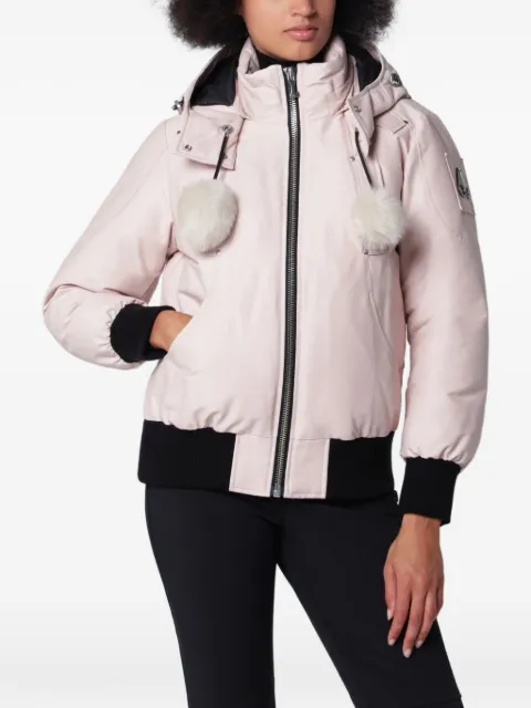 Moose Knuckles Debbie hooded bomber jacket
