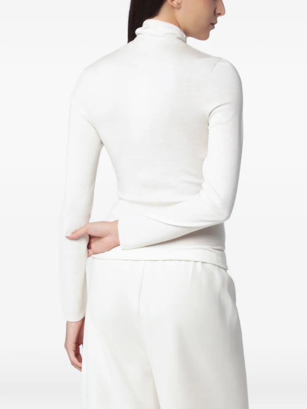 Almada Label Farra cashmere turtleneck sweater Beige