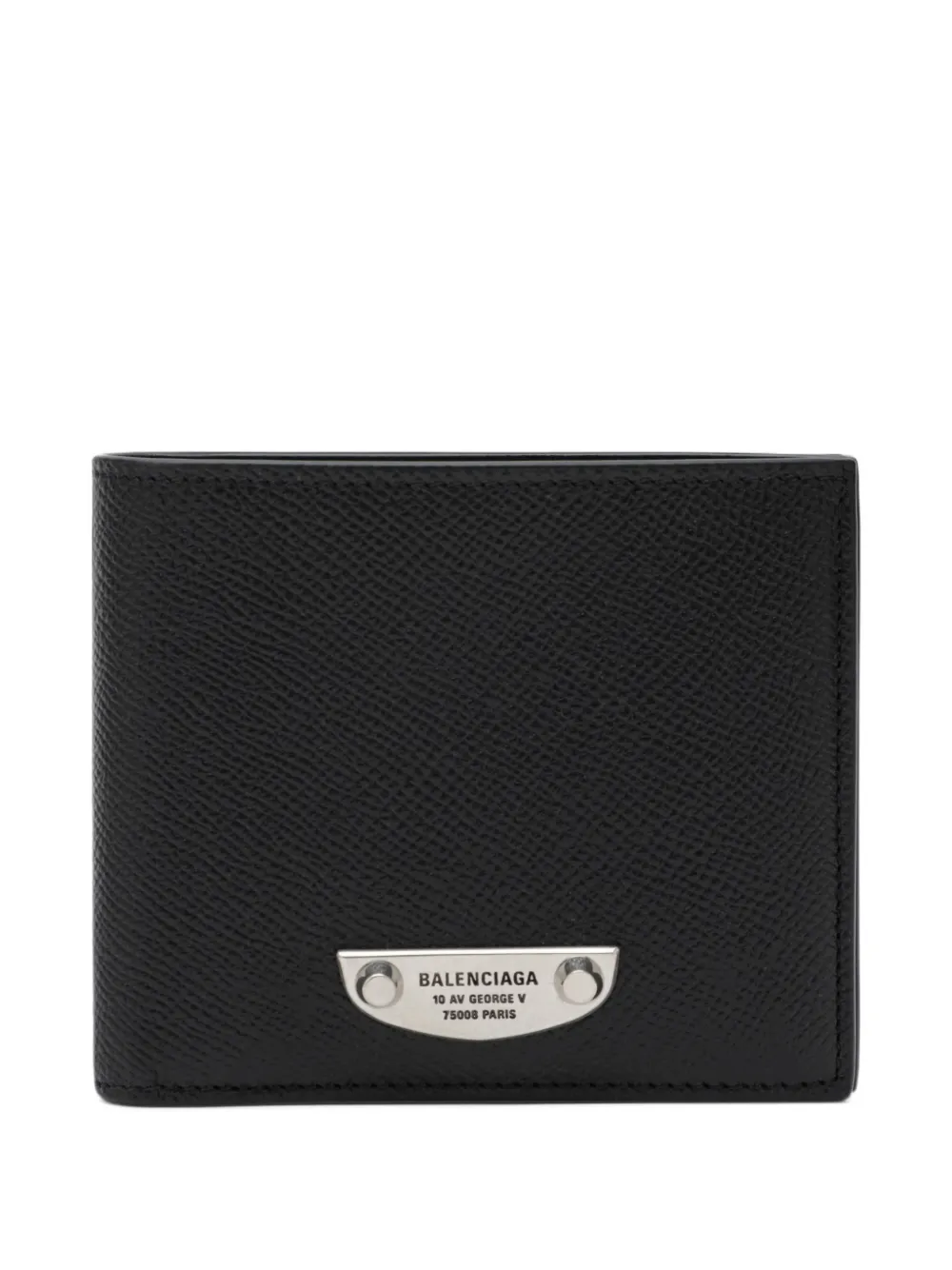 Balenciaga Le City Uptown square folded wallet in black - Nero