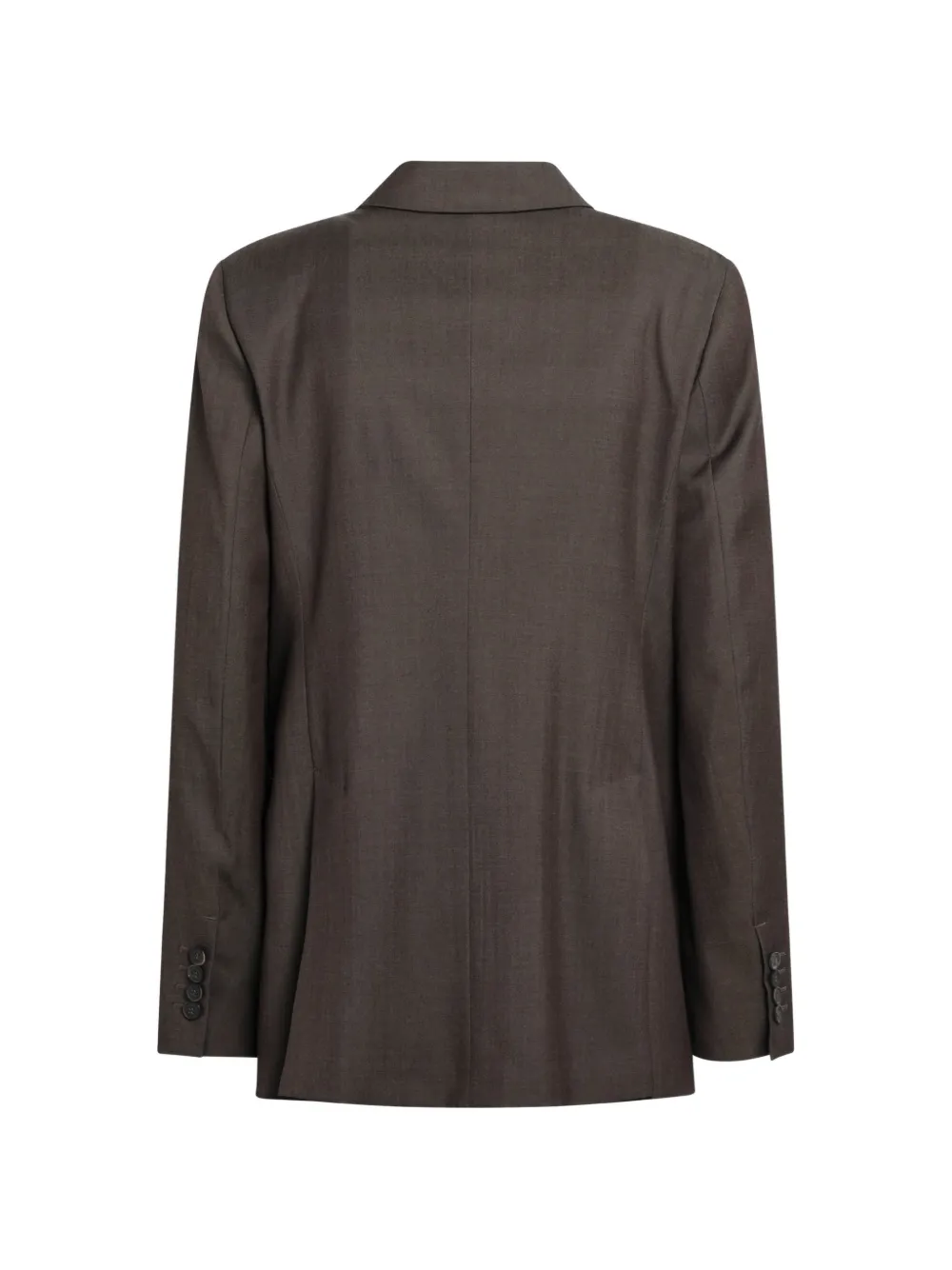 Max Mara Blazer met dubbele rij knopen Bruin