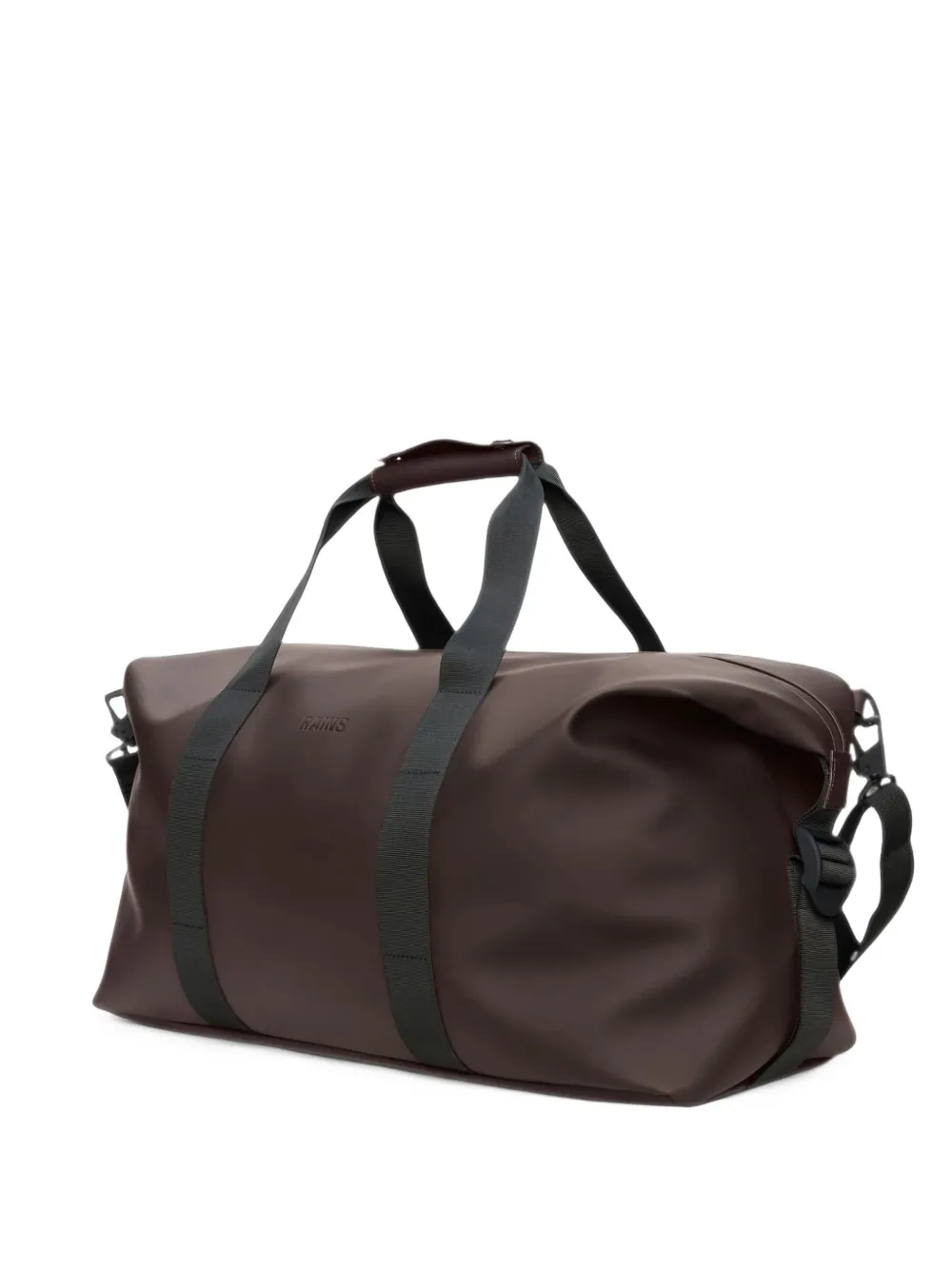 Rains Hilo logo-embossed holdall bag - Marrone