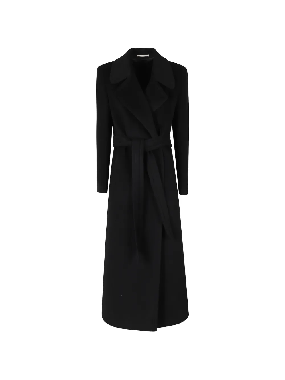 Tagliatore Melody belted coat Zwart