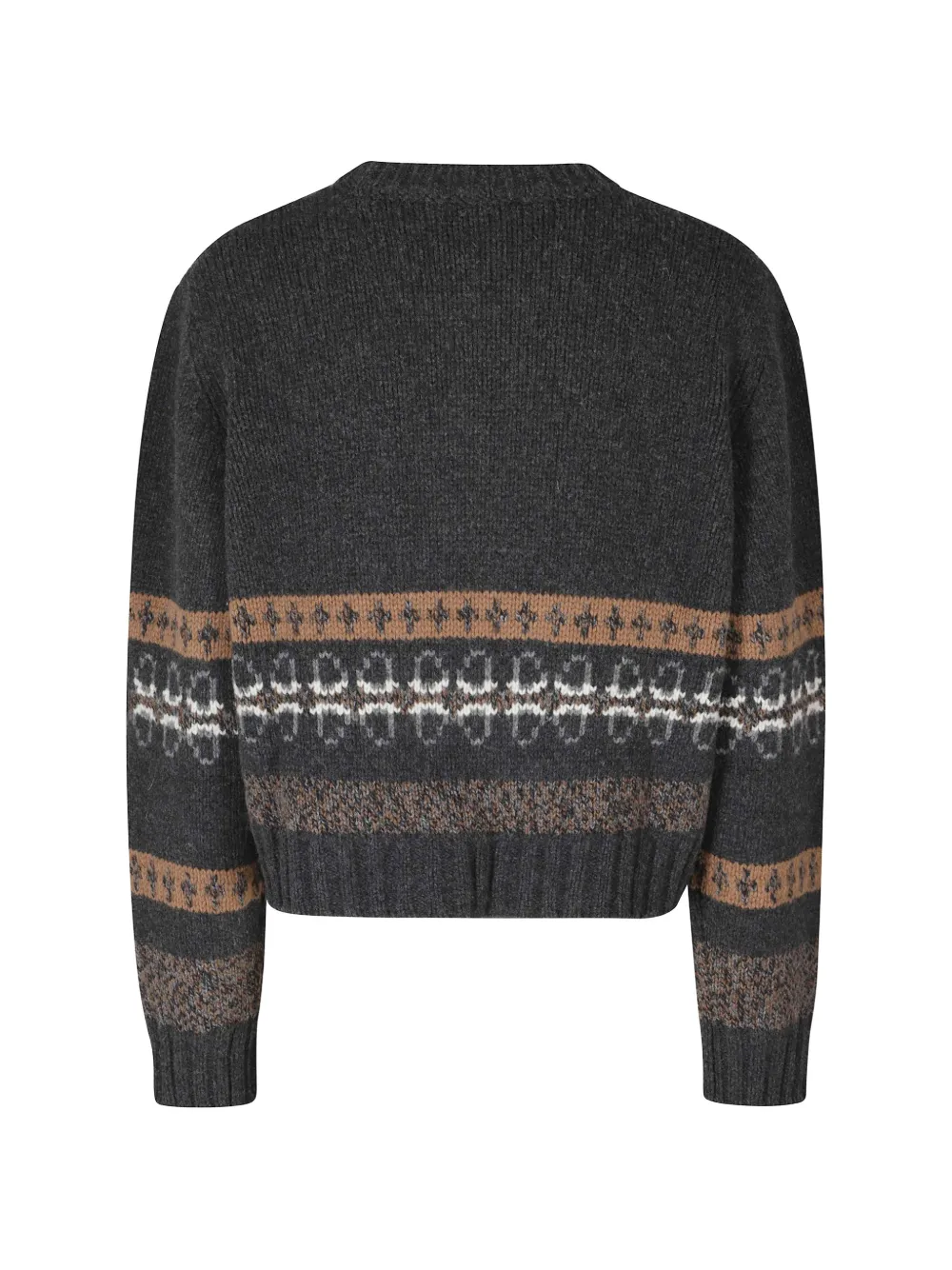 Roberto Collina Fair Isle-knit sweater Grijs