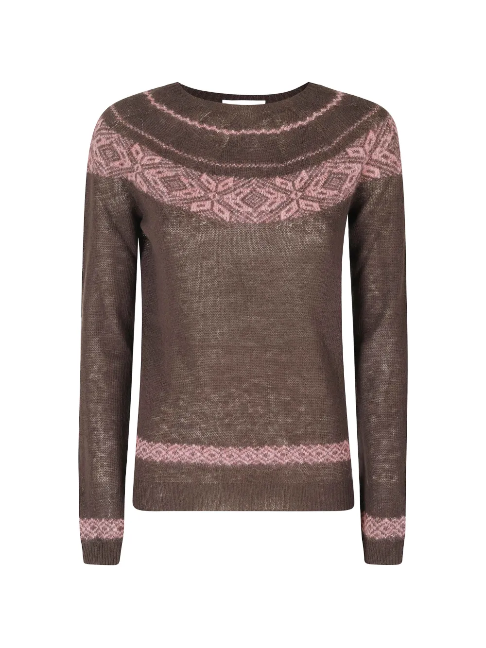 Roberto Collina Fair Isle sweater Bruin