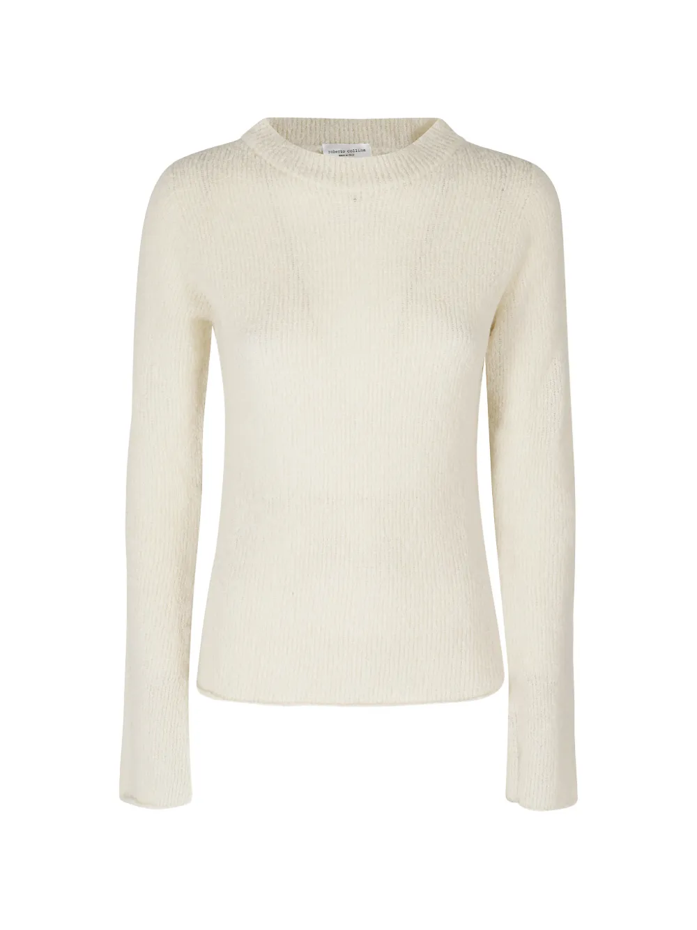 Roberto Collina ribbed-knit high-neck sweater Beige