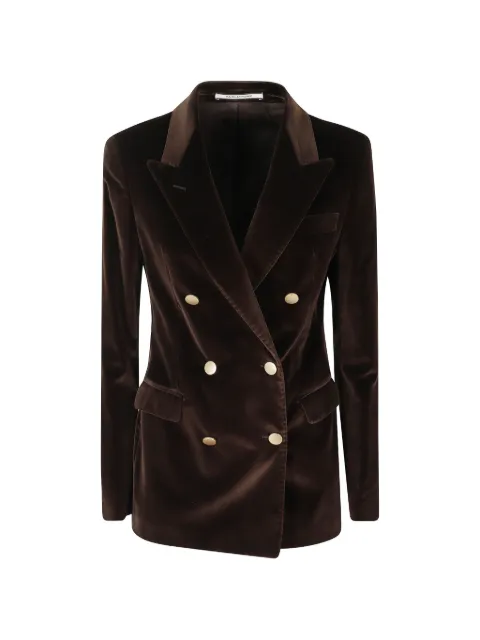 Tagliatore blazer en velours à boutonnière croisée