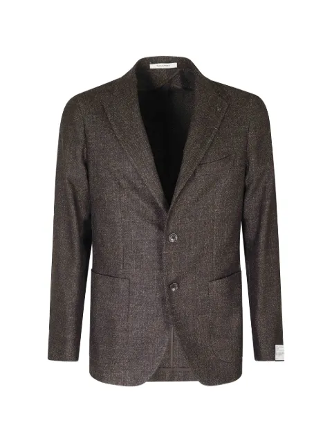 Tagliatore bouclé-texture single-breasted jacket