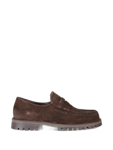 Copenhagen Studios suede lug-sole loafers