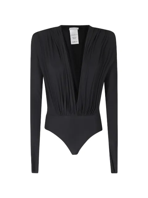 Amazuìn Rasha ruched long-sleeved bodysuit