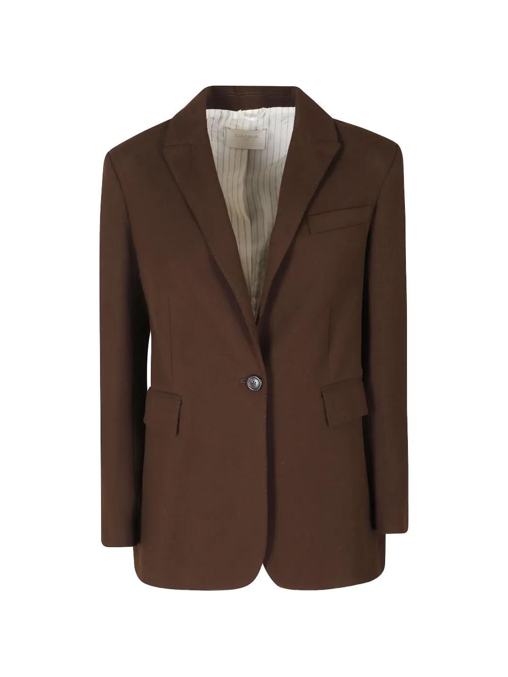 Circolo 1901 single-breasted blazer - Brown