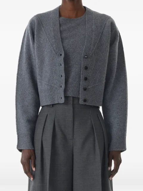 Jason Wu Collection v-neck cropped cardigan