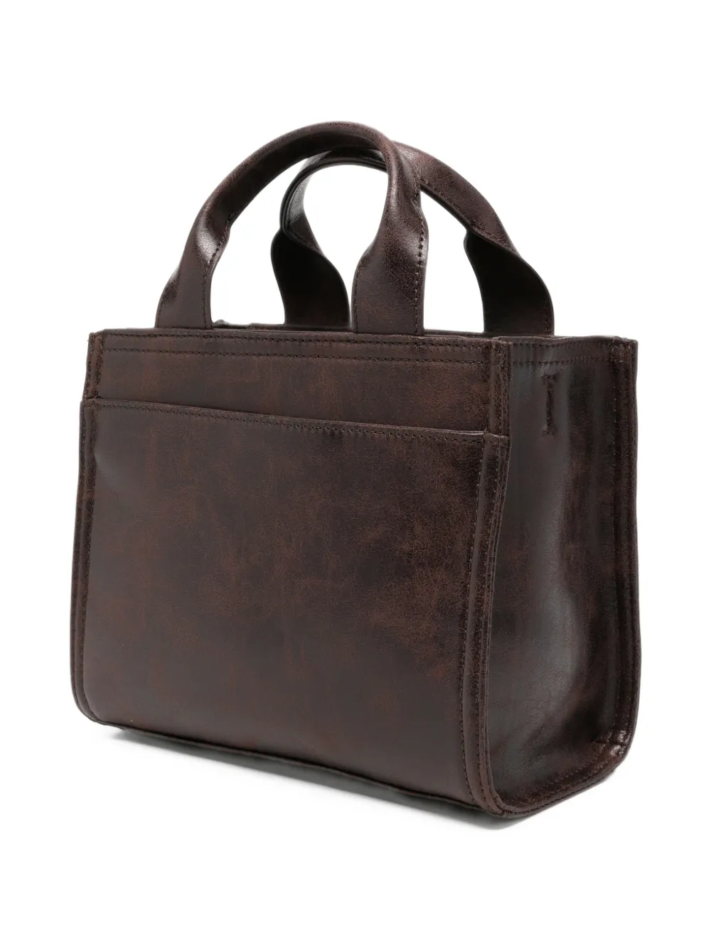 DKNY logo-debossed tote bag Bruin